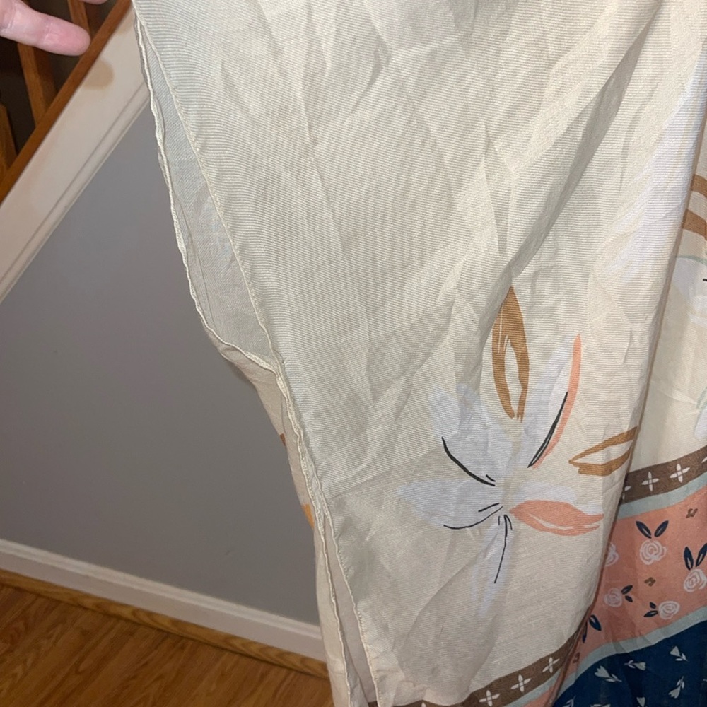 Save The Ocean ladies NWT Kimono Swim Cover-Up.  One size. Ivory. Damaged-READ - Picture 6 of 12